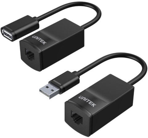 Przedłużacz USB Unitek Y-UE01001 do 60m pod kabel kat.5e Przedłużacz USB Unitek Y-UE01001 do 60m pod kabel kat.5e