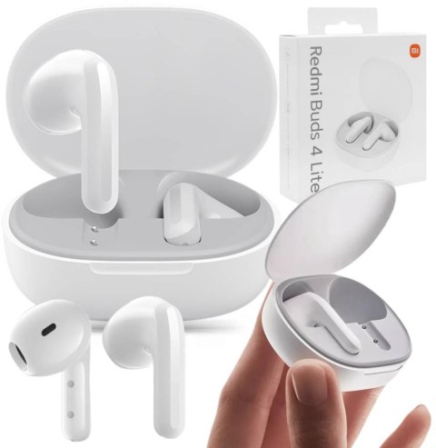 Słuchawki Xiaomi Redmi Buds 4 Lite biały Słuchawki Xiaomi Redmi Buds 4 Lite biały