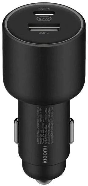 Ładowarka samochodowa Xiaomi Car Charger 67W (USB-A + Type-C) Ładowarka samochodowa Xiaomi Car Charger 67W (USB-A + Type-C)