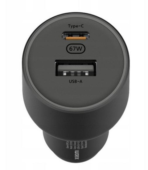 Ładowarka samochodowa Xiaomi Car Charger 67W (USB-A + Type-C) Ładowarka samochodowa Xiaomi Car Charger 67W (USB-A + Type-C)