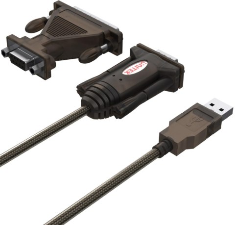 Unitek Y-105A konw. USB 1xRS-232 z adap.DB9F/DB25M Unitek Y-105A konw. USB 1xRS-232 z adap.DB9F/DB25M