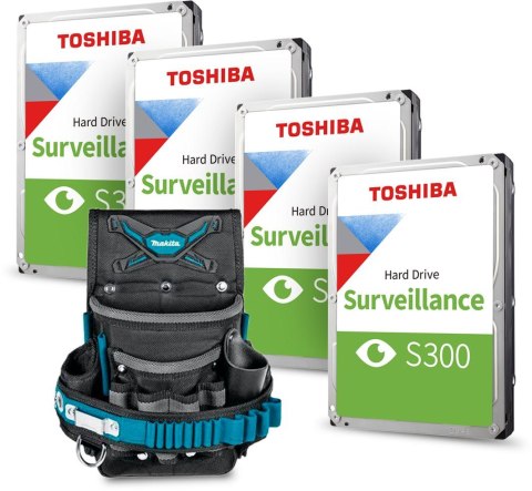 Zestaw dysków Toshiba S300 + pas narzędziow MAKITA TOS01 Zestaw dysków Toshiba S300 + pas narzędziow MAKITA TOS01